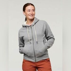 Cotopaxi Full Zip Hoodie Womens XXS Gray Do Good Organic Cotton‎ Sweatshirt
